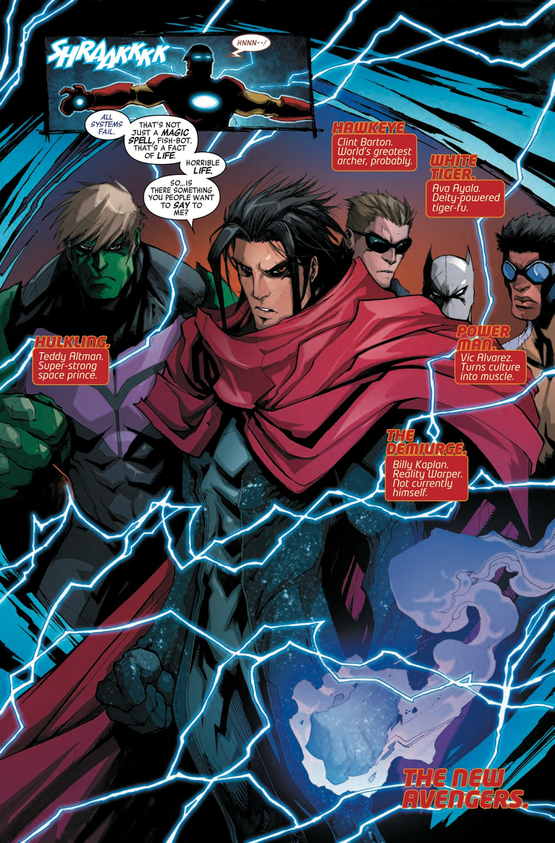 Illustration for article titled Exclusive Marvel preview: New Avengers #6 adds the Avengers of 20XX to the fold